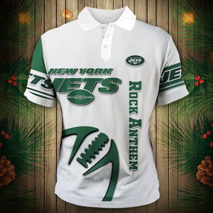 20% OFF Best Men’s White New York Jets Polo Shirt For Sale
