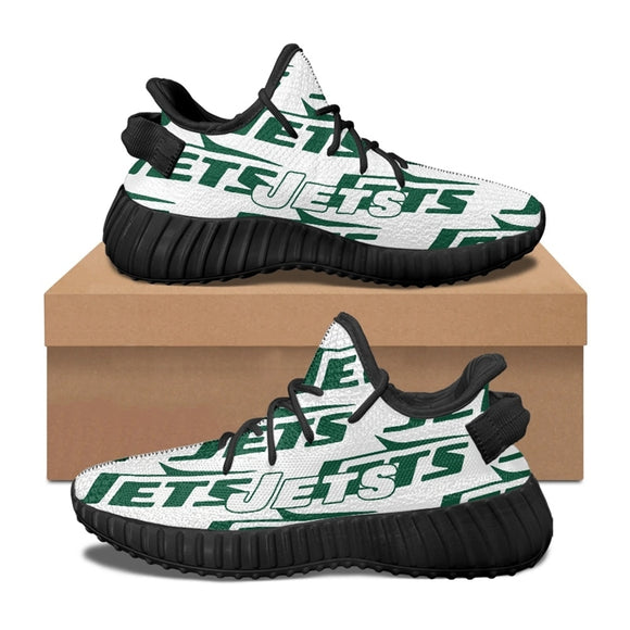 New York Jets Shoes Team Name Repeat - Yeezy Boost 350 style
