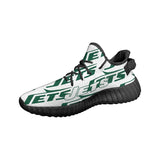 New York Jets Shoes Team Name Repeat - Yeezy Boost 350 style