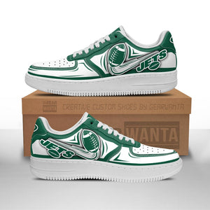 23% OFF Best New York Jets Sneakers Air Force Mens Womens