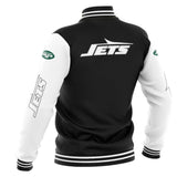 18% SALE OFF Men’s New York Jets Full-nap Jacket On Sale