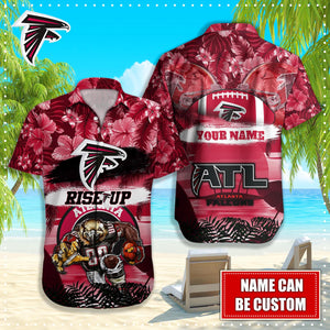 15% OFF Personalized Atlanta Falcons Hawaiian Shirt Mascot Cheap