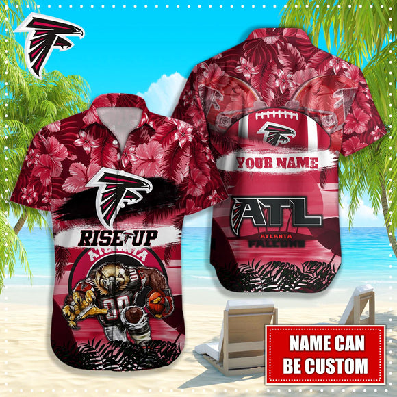 15% OFF Personalized Atlanta Falcons Hawaiian Shirt Mascot Cheap