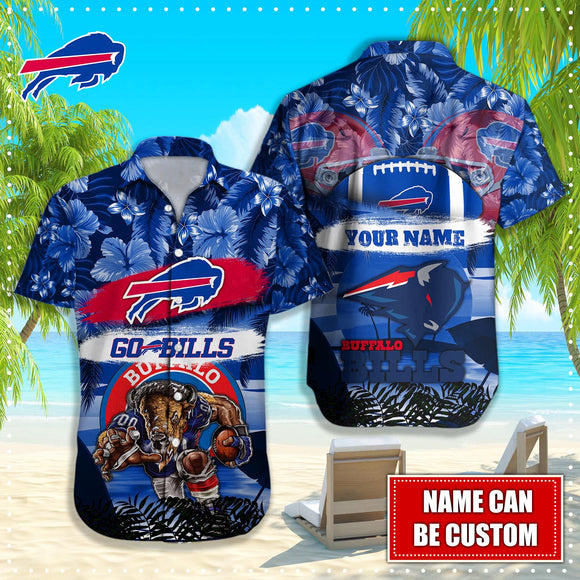 15% OFF Personalized Buffalo Bills Hawaiian Shirt Mascot Cheap