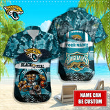 15% OFF Personalized Jacksonville Jaguars Hawaiian Shirt Mascot Cheap