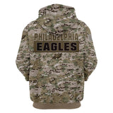 Philadelphia Eagles Army Hoodie Footballfan365