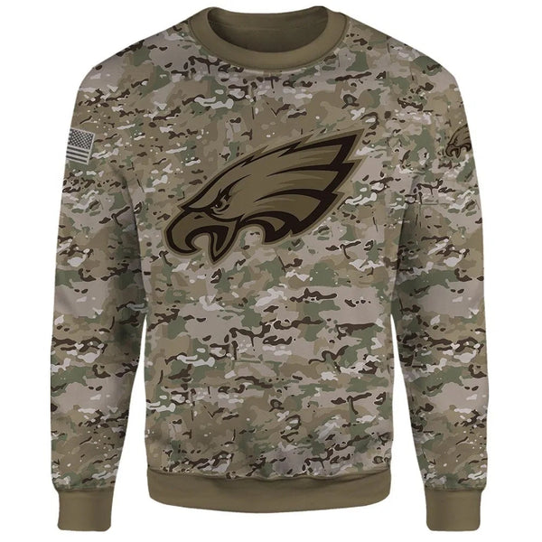 20% OFF Cheap Philadelphia Eagles Camo Sweatshirt For Sale – Footballfan365