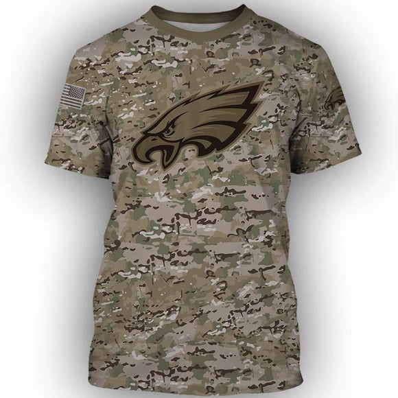Philadelphia Eagles Camo T Shirt Football Footballfan365