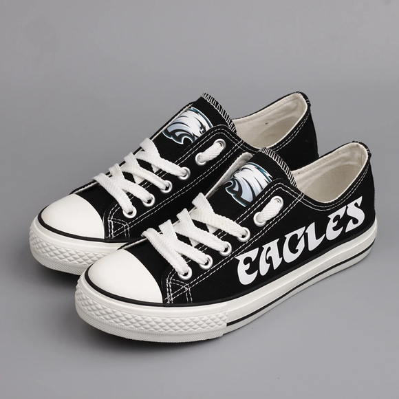 Philadelphia Eagles Custom Shoes Canvas T-D875H Footballfan365