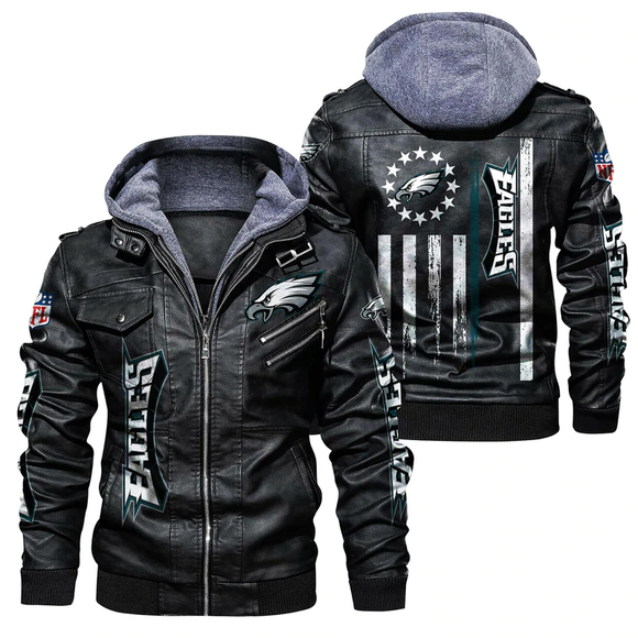 Philadelphia Eagles Faux Leather Jacket Footballfan365