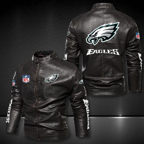 NFL Philadelphia Eagles Faux Leather Jacket 