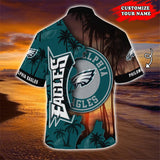 Philadelphia Eagles Hawaiian Shirt Fly Eagles Fly Footballfan365