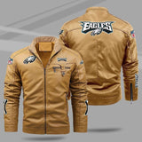 Philadelphia Eagles Leather Jacket Motocycle Footballfan365
