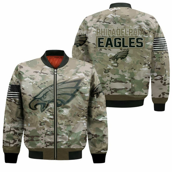 Philadelphia Eagles Military Jacket Footballfan365