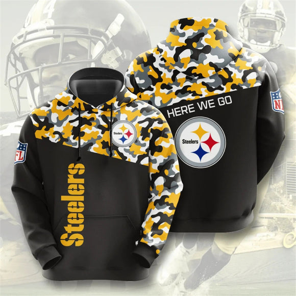 20% OFF Pittsburgh Steelers Army Hoodie 3D- Limited Time Sale