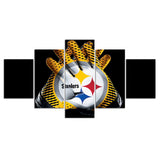 Up to 30% Pittsburgh Steelers Canvas Wall Art Gloves Hand