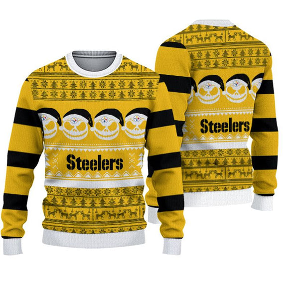 20% OFF Pittsburgh Steelers Crewneck Sweatshirt Jack Skellington