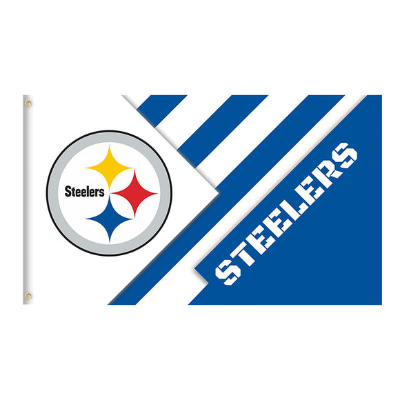 Up To 25% OFF Pittsburgh Steelers Flag 3x5 Diagonal Stripes For Sale