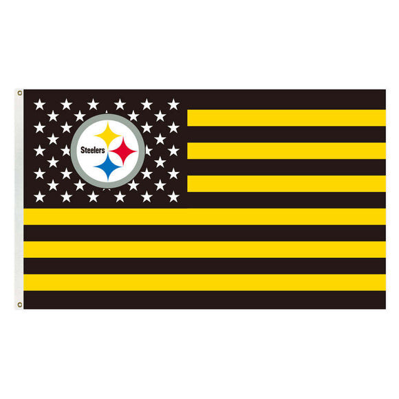 25% OFF Pittsburgh Steelers Flag American Stars & Stripes For Sale