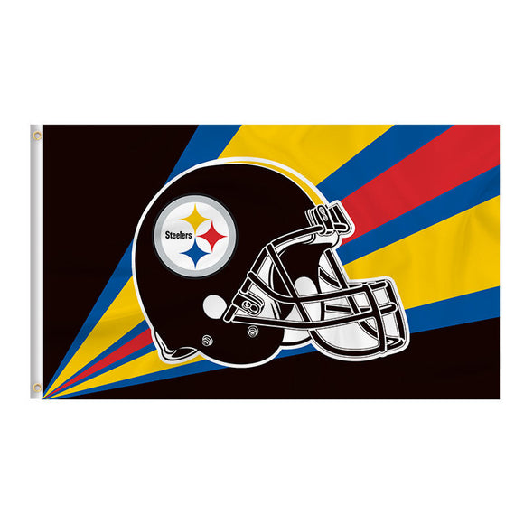 Up To 25% OFF Pittsburgh Steelers Flags Helmet 3x5ft