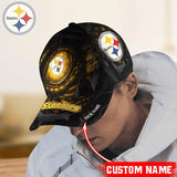 Lowest Price Pittsburgh Steelers Hats Dragon's Eye Custom Name