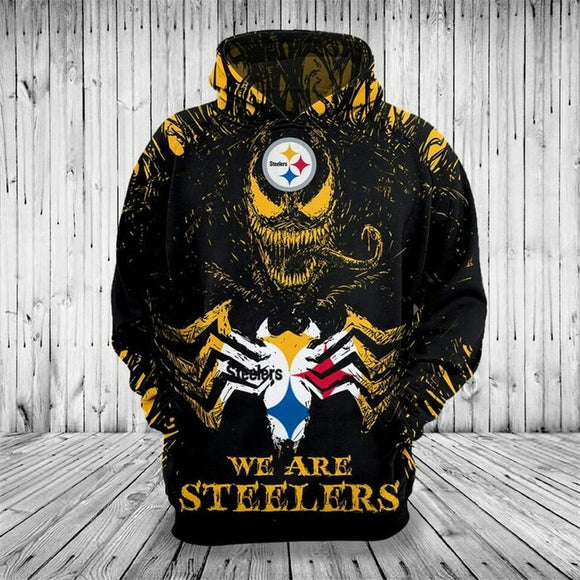 20% OFF Hot Sale Pittsburgh Steelers Hoodie – Venom Hoodie Halloween.