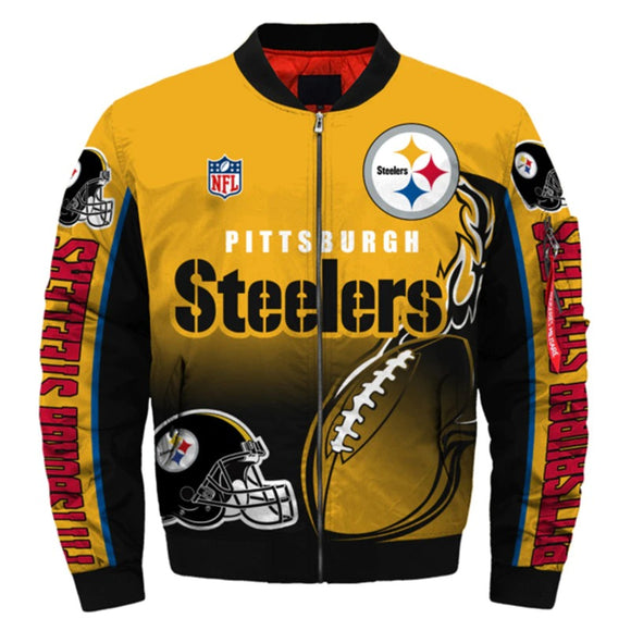 17% OFF Men’s Pittsburgh Steelers Jacket Helmet - Limitted Time Offer