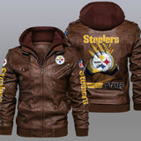30% OFF New Design Pittsburgh Steelers Leather Jacket For True Fan