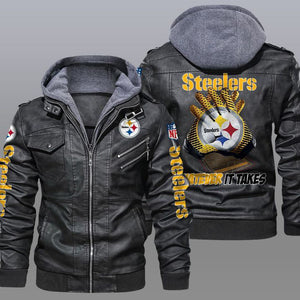 30% OFF New Design Pittsburgh Steelers Leather Jacket For True Fan