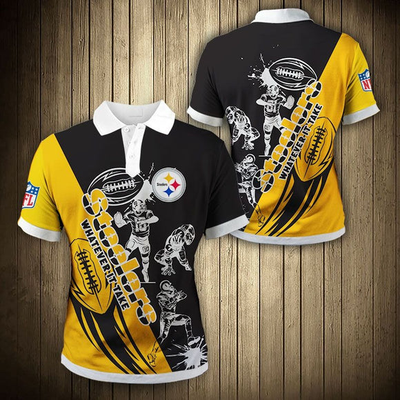 Men’s Pittsburgh Steelers Polo Shirt Player Football