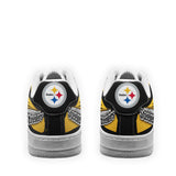 23% OFF Best Pittsburgh Steelers Sneakers Air Force Mens Womens