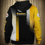 11% OFF Pittsburgh Steelers Zipper Hoodie Stripe - Limited Time Offer