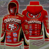 20% Sale OFF Best San Francisco 49ers 5 Time Super Bowl Hoodies