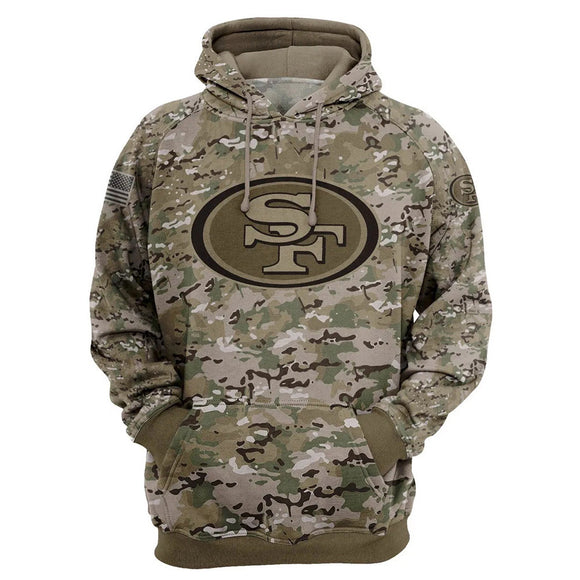 Up To 20% OFF San Francisco 49ers Camo Hoodie Cheap - Limited Time Sale