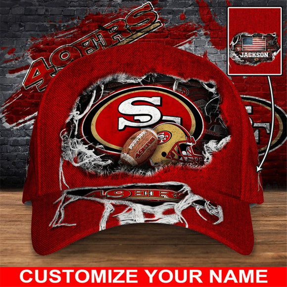 The Best Cheap San Francisco 49ers Caps Flag Custom Name