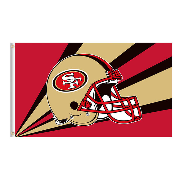 Up To 25% OFF San Francisco 49ers Flags Helmet 3x5ft