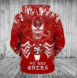20% OFF Hot Sale San Francisco 49ers Hoodie – Venom Hoodie Halloween.