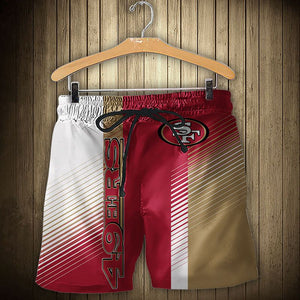 15% OFF Best San Francisco 49ers Men’s Shorts Stripe Cheap