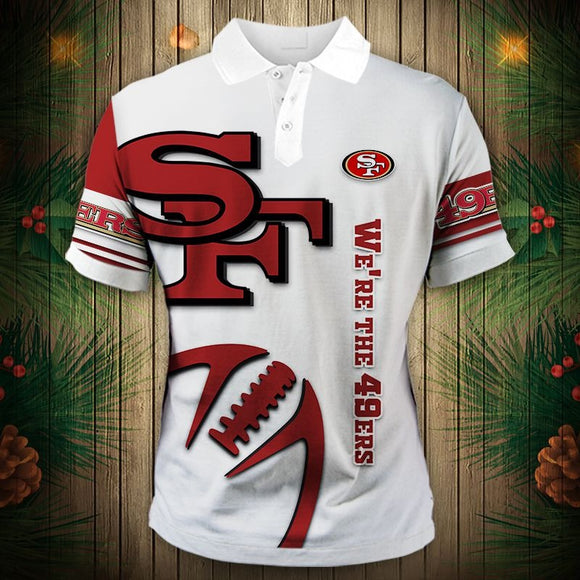 20% OFF Best Men’s White San Francisco 49ers Polo Shirt For Sale