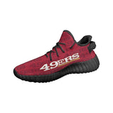 San Francisco 49ers Shoes Team Name Repeat - Yeezy Boost 350 style