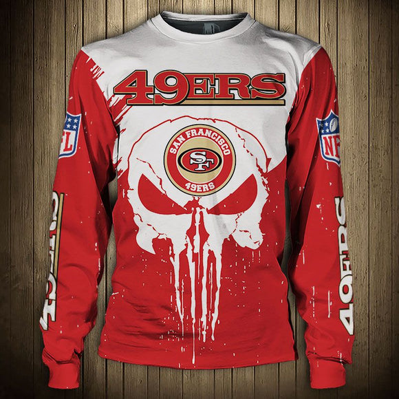 20% OFF Men’s San Francisco 49ers Sweatshirt Punisher On Sale