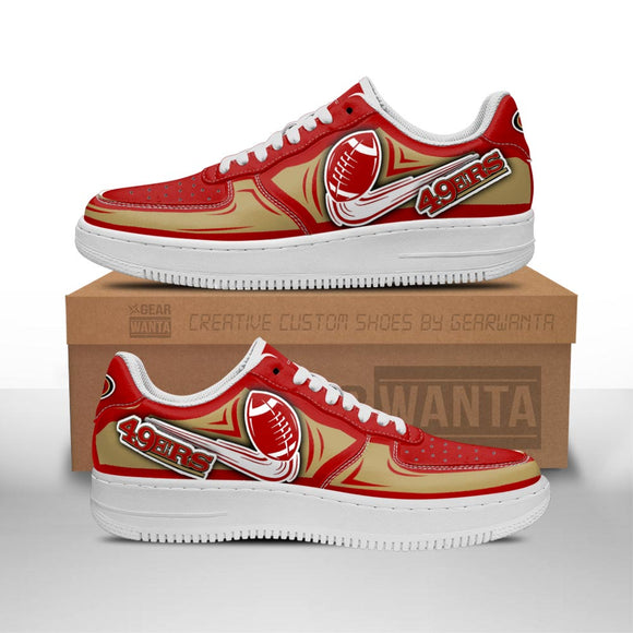 23% OFF Best San Francisco 49ers Sneakers Air Force Mens Womens