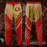 18% OFF Best San Francisco 49ers Sweatpants 3D Stripe - Limited Time Offer