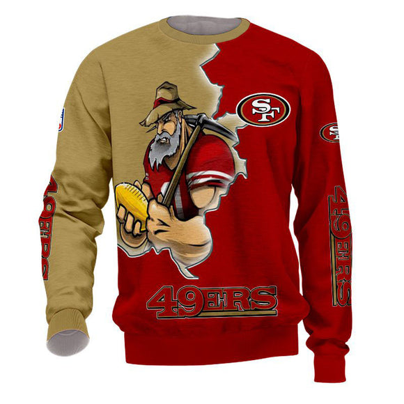 20% OFF Best San Francisco 49ers Sweatshirts Mascot Cheap On Sale