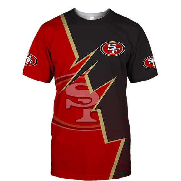 15% OFF San Francisco 49ers Tee Shirts Zigzag On Sale - Hurry up!