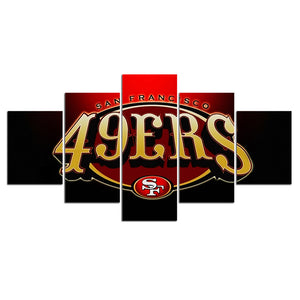 Up to 30% OFF San Francisco 49ers Wall Art Cool Logo Canvas Print