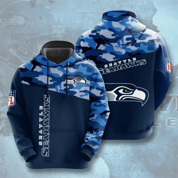 20% OFF Seattle Seahawks Army Hoodie 3D- Limited Time Sale