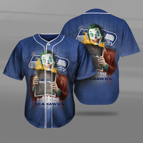 UP To 20% OFF Best Seattle Seahawks Baseball Jersey Shirt Joker Graphic