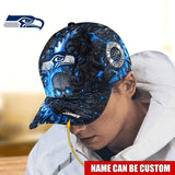 The Best Cheap Seattle Seahawks Caps Skull Custom Name