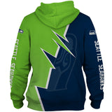 20% OFF Seattle Seahawks Hoodie Zigzag - Hurry up! Sale Ends in